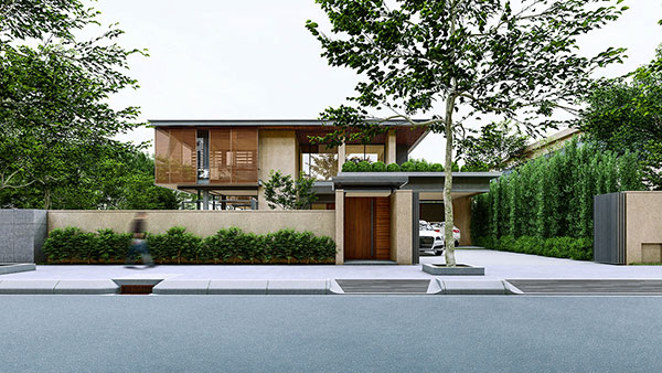 Thiết kế nhà đẹp Hải Phòng mẫu biệt thự hiện đại sang trọng đầy đủ bản vẽ - Ảnh 1