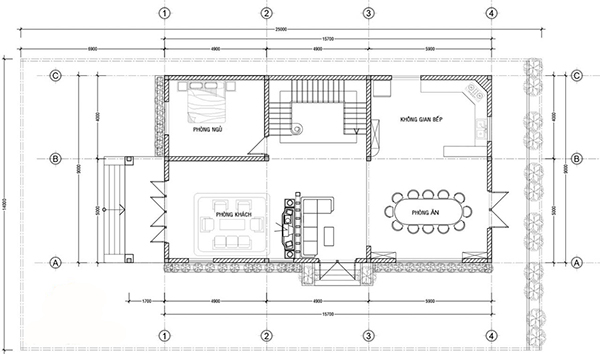 Thiết kế nhà đẹp Hải Phòng mẫu biệt thự hiện đại sang trọng đầy đủ bản vẽ - Ảnh 8