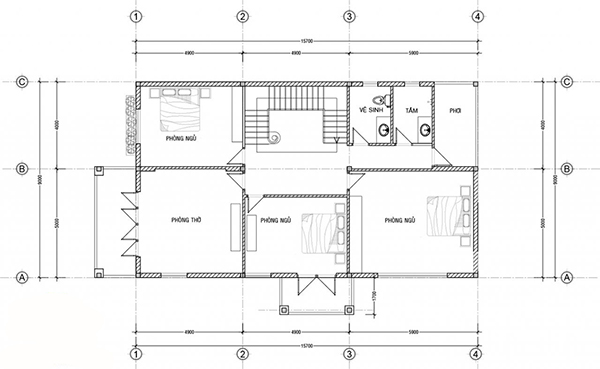 Thiết kế nhà đẹp Hải Phòng mẫu biệt thự hiện đại sang trọng đầy đủ bản vẽ - Ảnh 9